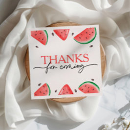 En på Melon 1:a födelsedag Pappersservett