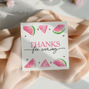 En på Melon 1:a födelsedag Pappersservett