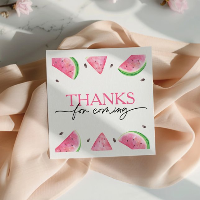 En på Melon 1:a födelsedag Pappersservett (Skapare uppladdad)