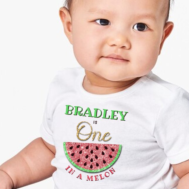 En på Melon 1:a födelsedagen T Shirt (Skapare uppladdad)