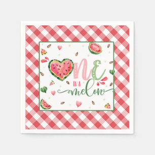 En på Melon Birthday Napkin Pappersservett