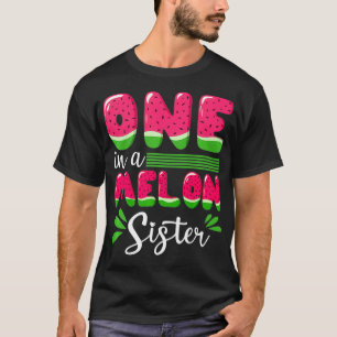 En på Melon Sister Kärlek Watermelon Sommar Frui T Shirt