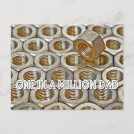 En på miljonen Nöt Far dag Vykort