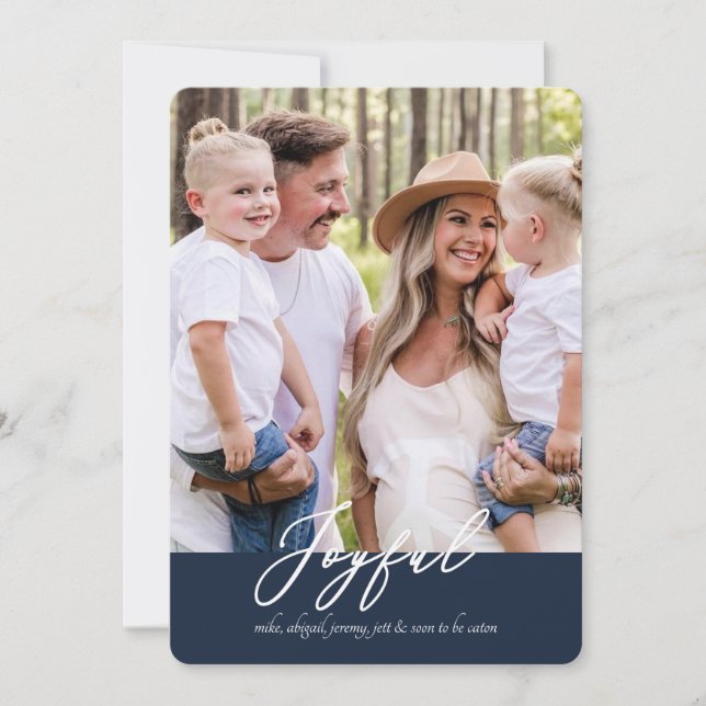 En på vägen mot julkort (Framsida)