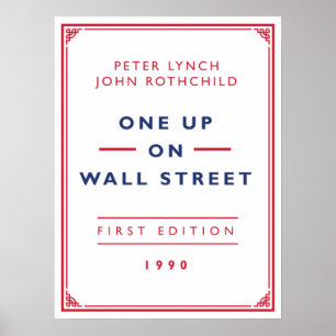 En på Wall street - Peter Lynch Poster