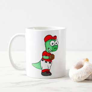 En Pachycephalosaurus Baseball Pitcher. Kaffemugg