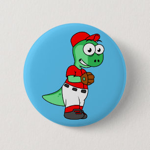 En Pachycephalosaurus Baseball Pitcher. Knapp