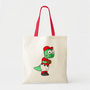 En Pachycephalosaurus Baseball Pitcher. Tygkasse