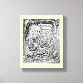 En påminnelse från den gamla hjärnan canvastryck