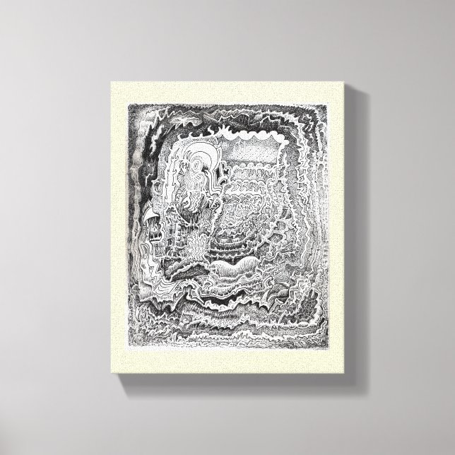 En påminnelse från den gamla hjärnan canvastryck (Framsida)