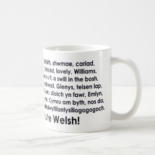 En påminnelse om hemmet. Wales. Kaffemugg