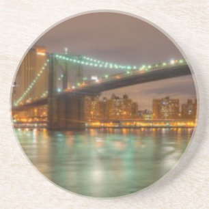 En panorama av den New York City horisonten Underlägg