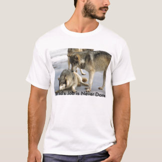 En pappa jobb göras aldrig t shirt