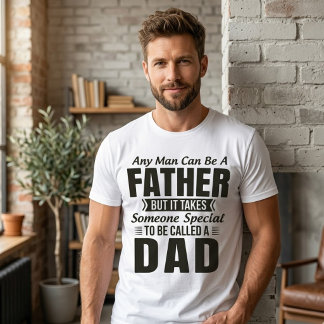 En pappa någon speciell att kallas pappa-citat t shirt