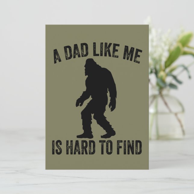 En Pappa som jag har svårt att hitta en fin Pappa- Inbjudningar (Stående Fram)