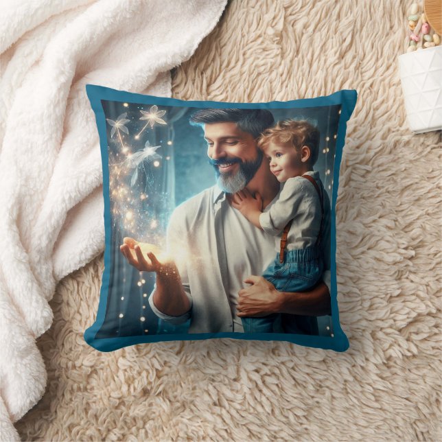 En Pappa som kan göra Magic Dekorativ kudde (Filt)