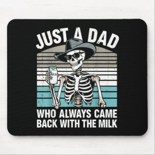 En pappa som kom tillbaka med mjölkskelett herr musmatta