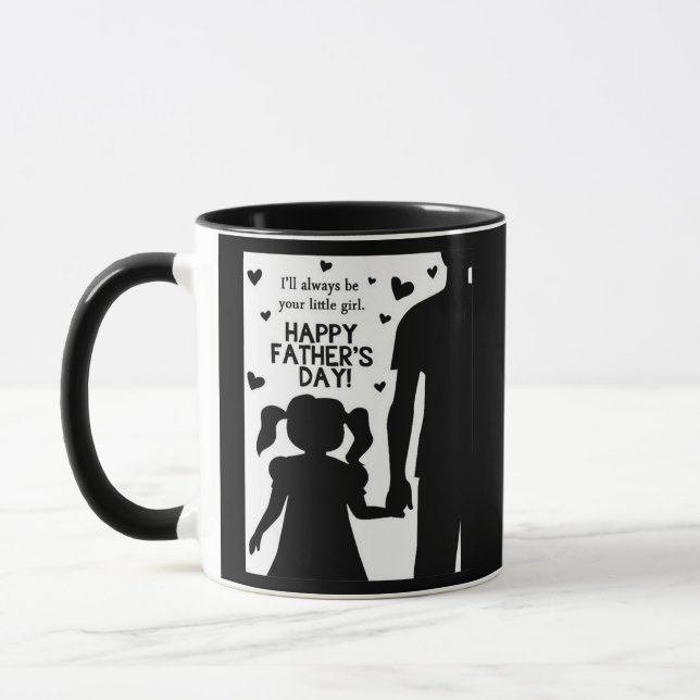 En pappas lilla flicka mugg (Vänster)
