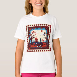 En pappersklipp-illustration t shirt