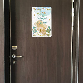 En par marschpartners för Life Seahorse Magnet