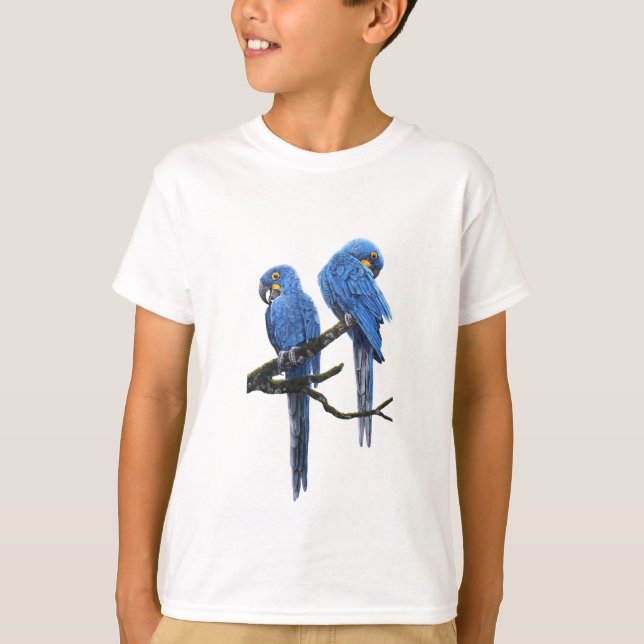 En para av ljusa blåtthyacintMacaws T Shirt (Framsida)
