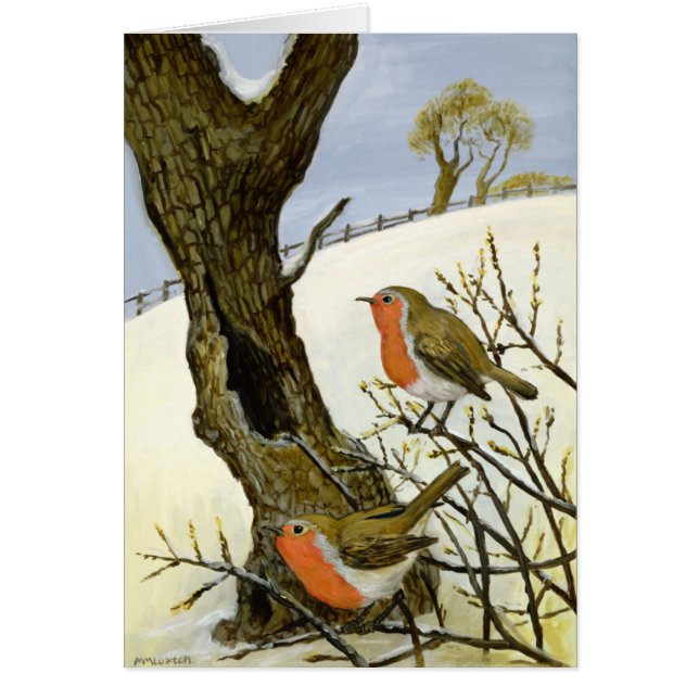 En para av Robins Hälsningskort (Framsidan)