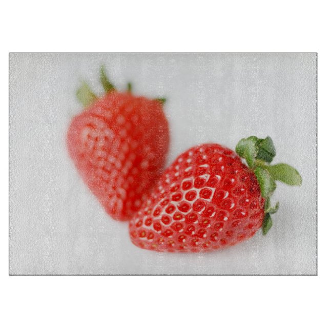 En para av röda jordgubbar (Framsidan)