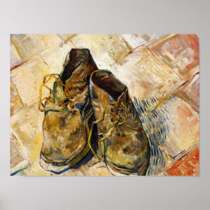En para av Shoes Vincent Van Gogh konstmålning Poster