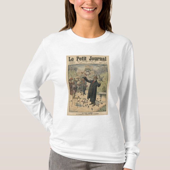 En Parisian typ, fågelcharmöret av T Shirt (Framsida)