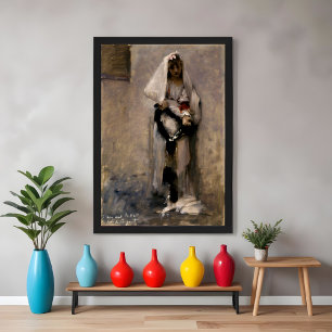 En paristisk tigerflicka, John Sargent 1880 Poster