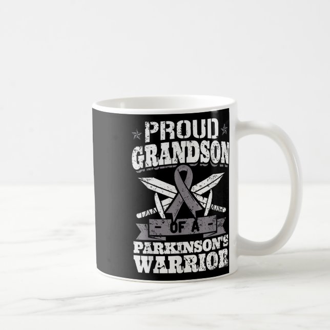 En Parkinsons Warrior Pd Awarenes Kaffemugg (Höger)