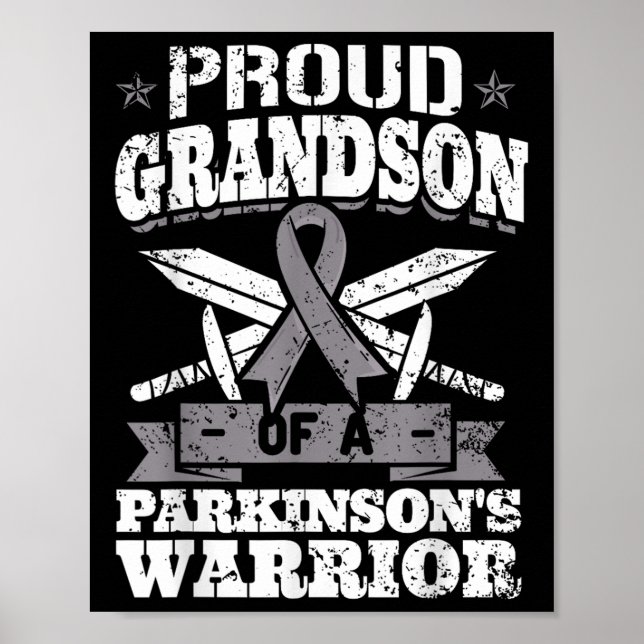 En Parkinsons Warrior Pd Awarenes Poster (Framsidan)