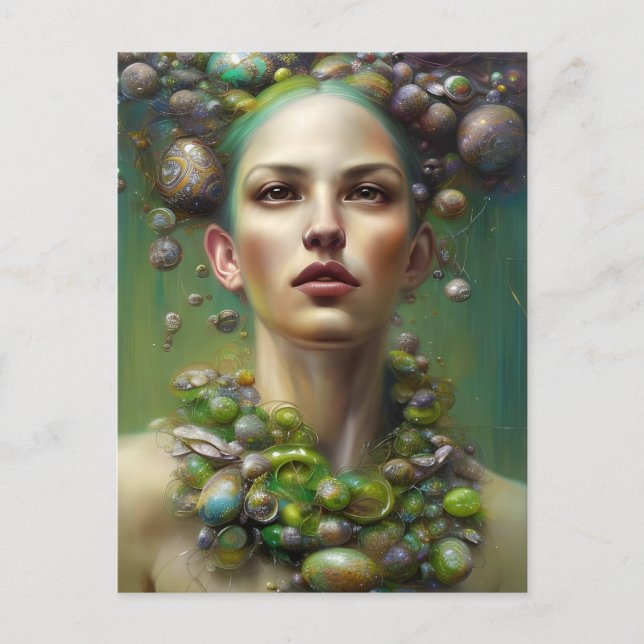 En påskgudinna vykort (Framsida)