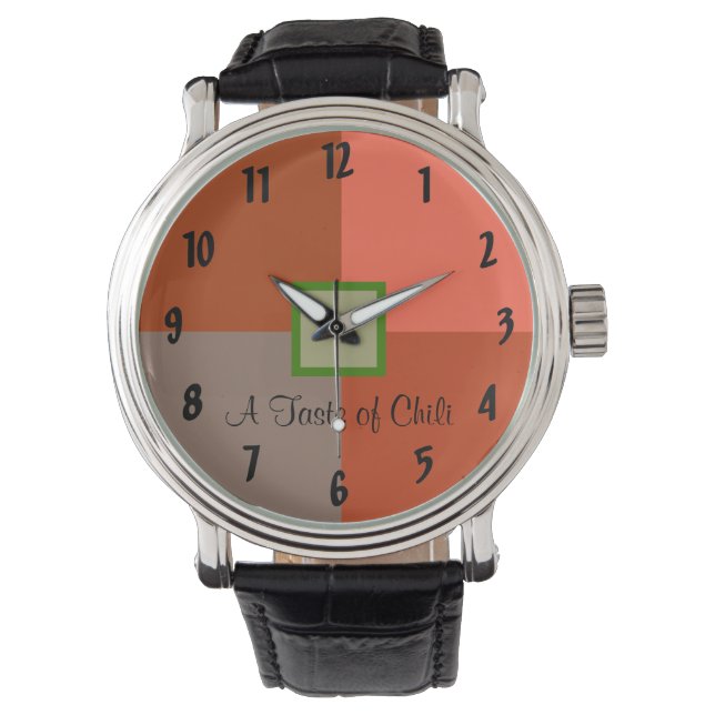 En pasta av Chili Armbandsur (Framsida)