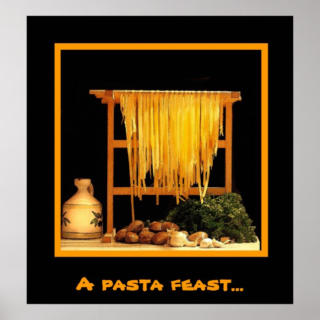 En pastafest poster (Framsidan)