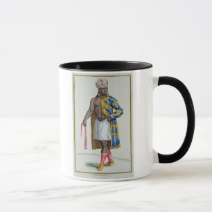 En Patagonian man, 1780 (färgad gravyr) Mugg
