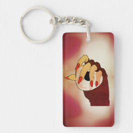 En pekskärm med trippelvision