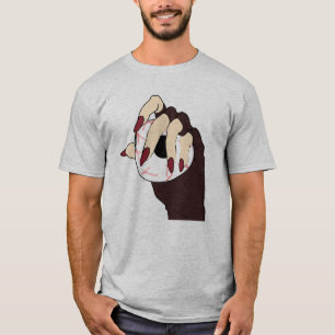 En pekskärm med trippelvision t shirt