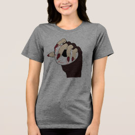 En pekskärm med trippelvision t shirt