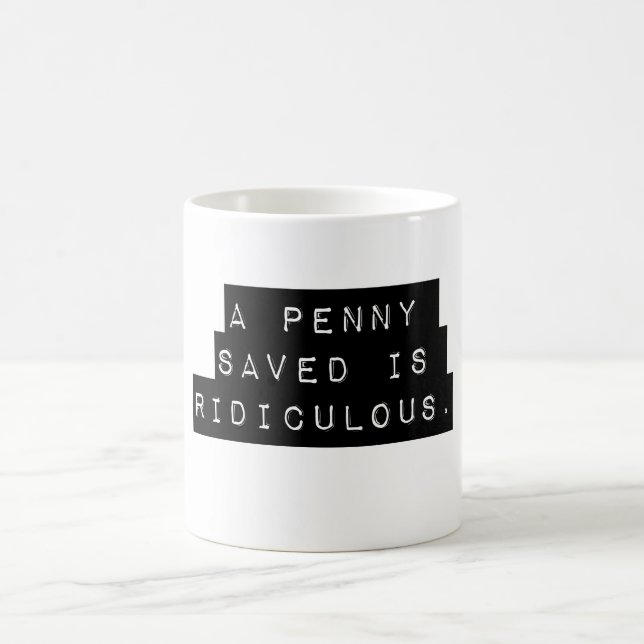 En Penny Saved Kaffemugg (Center)