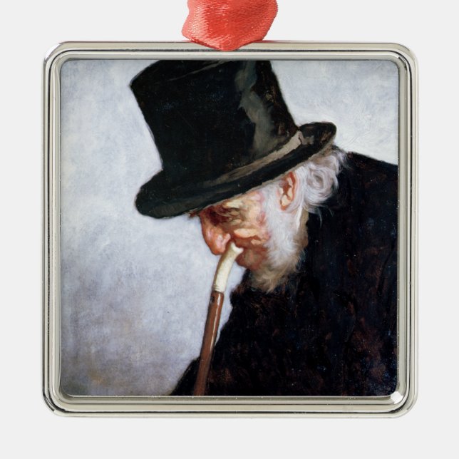 En pensionerad havskapten från Massachusetts, 1879 Julgransprydnad Metall (Framsidan)