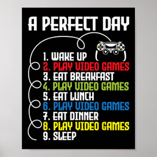 En Perfekt-dag - Lustigt spelspelspelspelsvideospe Poster