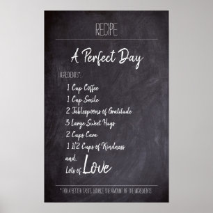 En Perfekt Dag-mottagare Poster