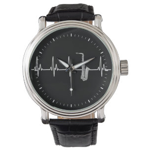 En perfekt för en saxofonspelare, en EKG hea Armbandsur
