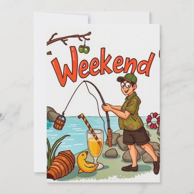 En Perfekt Getaway Inbjudningar (Framsida)