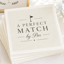 En perfekt match av Par Wedding Pappersservett