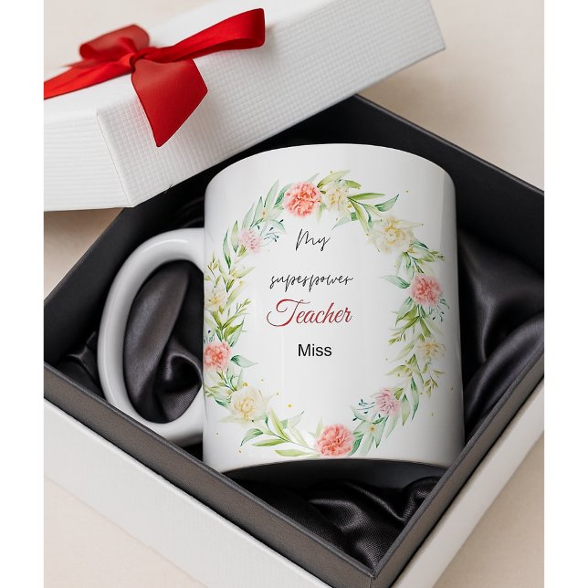 En personifierad supermakthavare Miss_ GiftMug Kaffemugg (This design is perfect for customizing on a high-quality ceramic mug.)