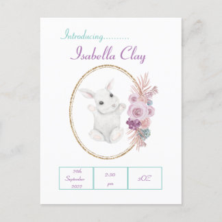 EN PERSONLIG FÖDELSEKORT VYKORT