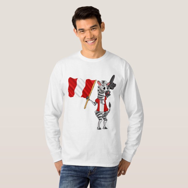 En peruansk zebra tröja (Hel framsida)