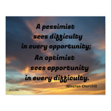 EN PESSIMIST SER SVÅRT KURKYLL